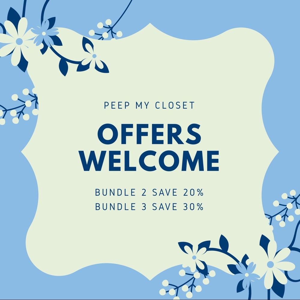 Offers welcome!! Bundle and save.